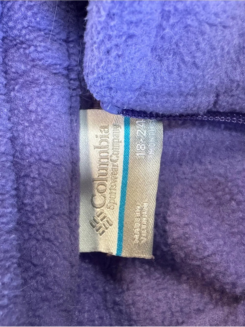 Columbia Kids Purple Fleece Full-Zip Jacket